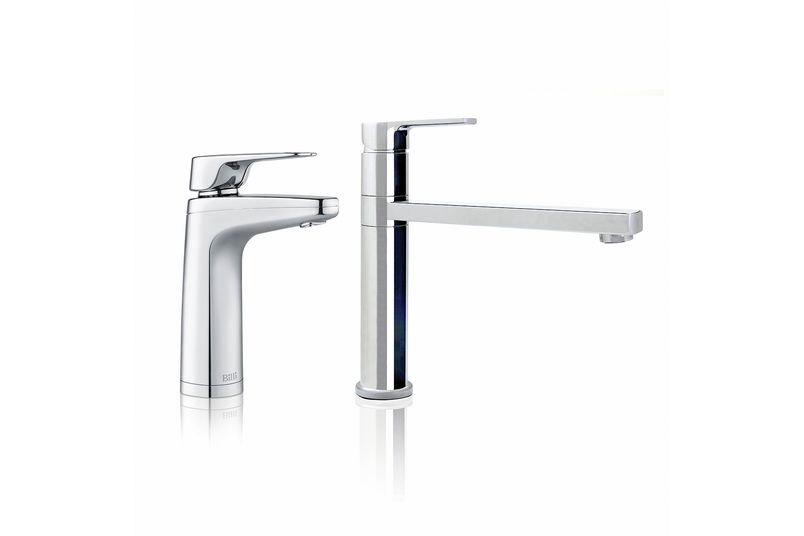 Billi XL levered dispenser and paddle mixer taps.