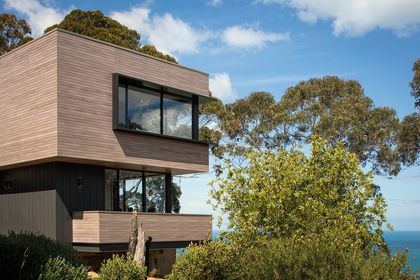 DecoClad V-Groove cladding used in residential project