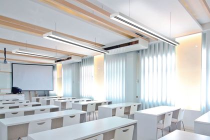 ISLA up/down linear pendants for educational facilities