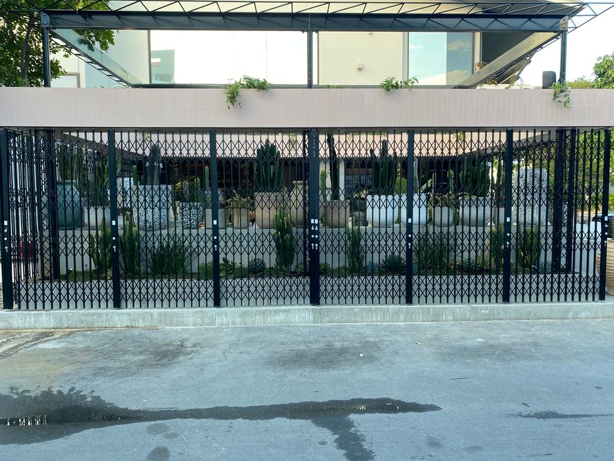 ATDC doors installed at a new cafe and plant shop