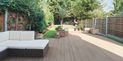 White Oak capped composite decking suits a range of outdoor settings.