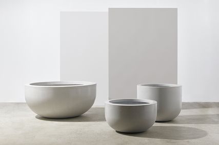 Modern bowl planters – U
