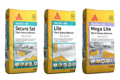 Sika tile adhesives with 0% crystalline silica
