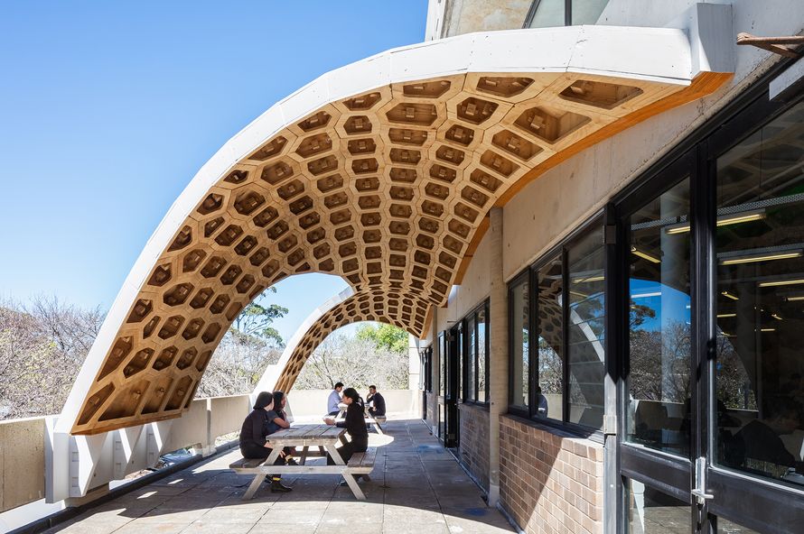 Geometric Ecoply shelter installed at USYD