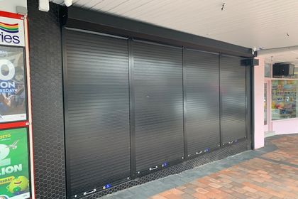 Security doors and shutters for tattoo and massage parlours