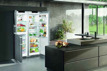 Réfrigérateur LIEBHERR Side by Side SBSbs8673 Inox Cave Vin