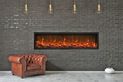 Amantii SYM-74 XT Bespoke fireplaces are rated for indoor and outdoor use in alfresco areas.