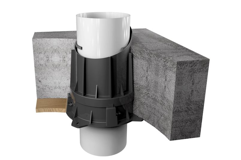 Allproof's Cast-In Fire Collars are suitable for solid masonry floors.