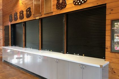 Quality roller shutters for canteens, serveries and more