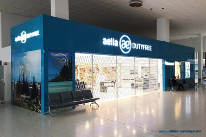 ATDC's security shutters installed at Aelia Duty Free store