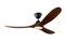 Ceiling fan – Milano Slider Full Moon aged pewter with LED