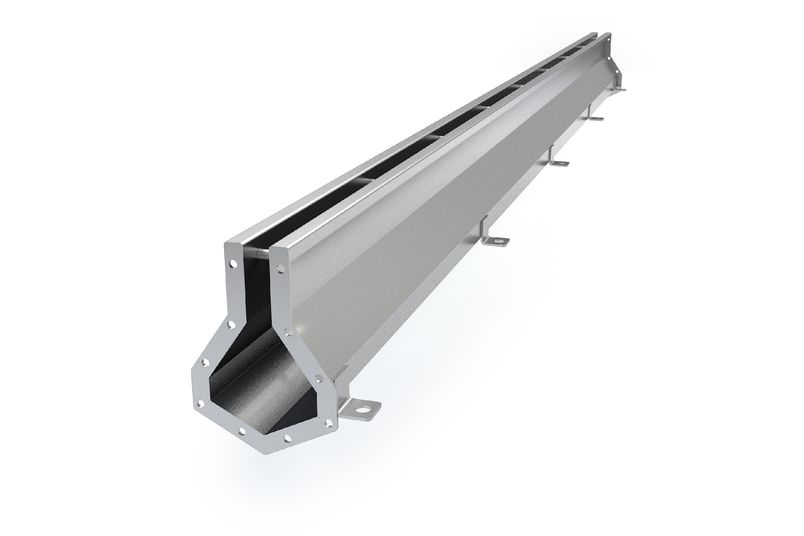The SL Series high-grade strip drain is made of 304 stainless steel.