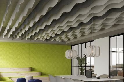 Acoustic ceiling baffles – QuietSpan