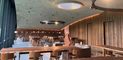 St Huberts Winery, Victoria features an Ecko Solutions concrete-look curved acoustic ceiling.