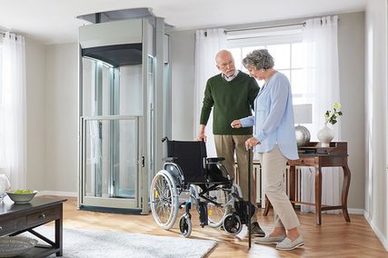 Home lift and wheelchair lift – Elegance