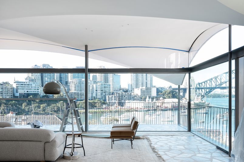 Lavender Bay Residential features Acoustic Plaster System ceilings.
