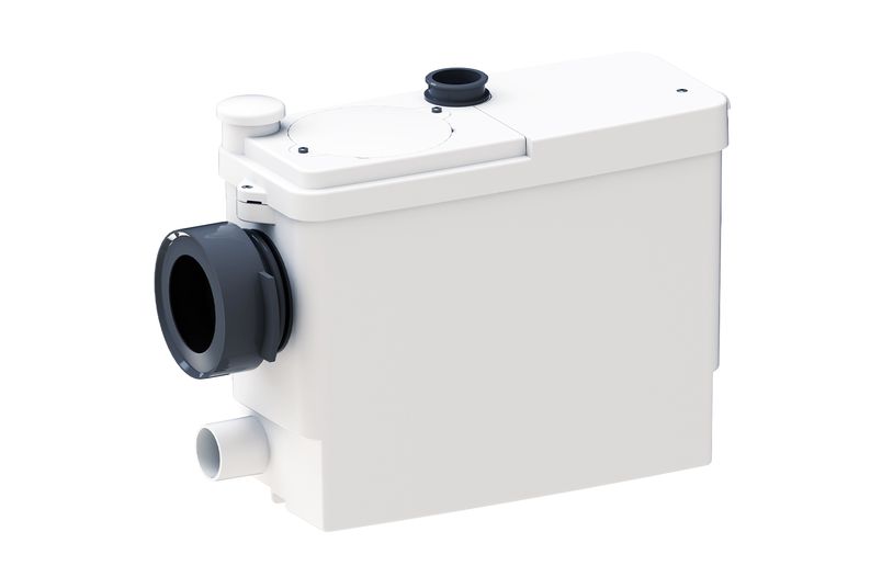 Saniflo Sanipack Pro Up pumps waste from a toilet, basin and shower.