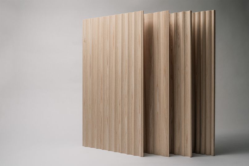 Eveneer Profiles are sustainably produced raw timber profiled panels for interior joinery.